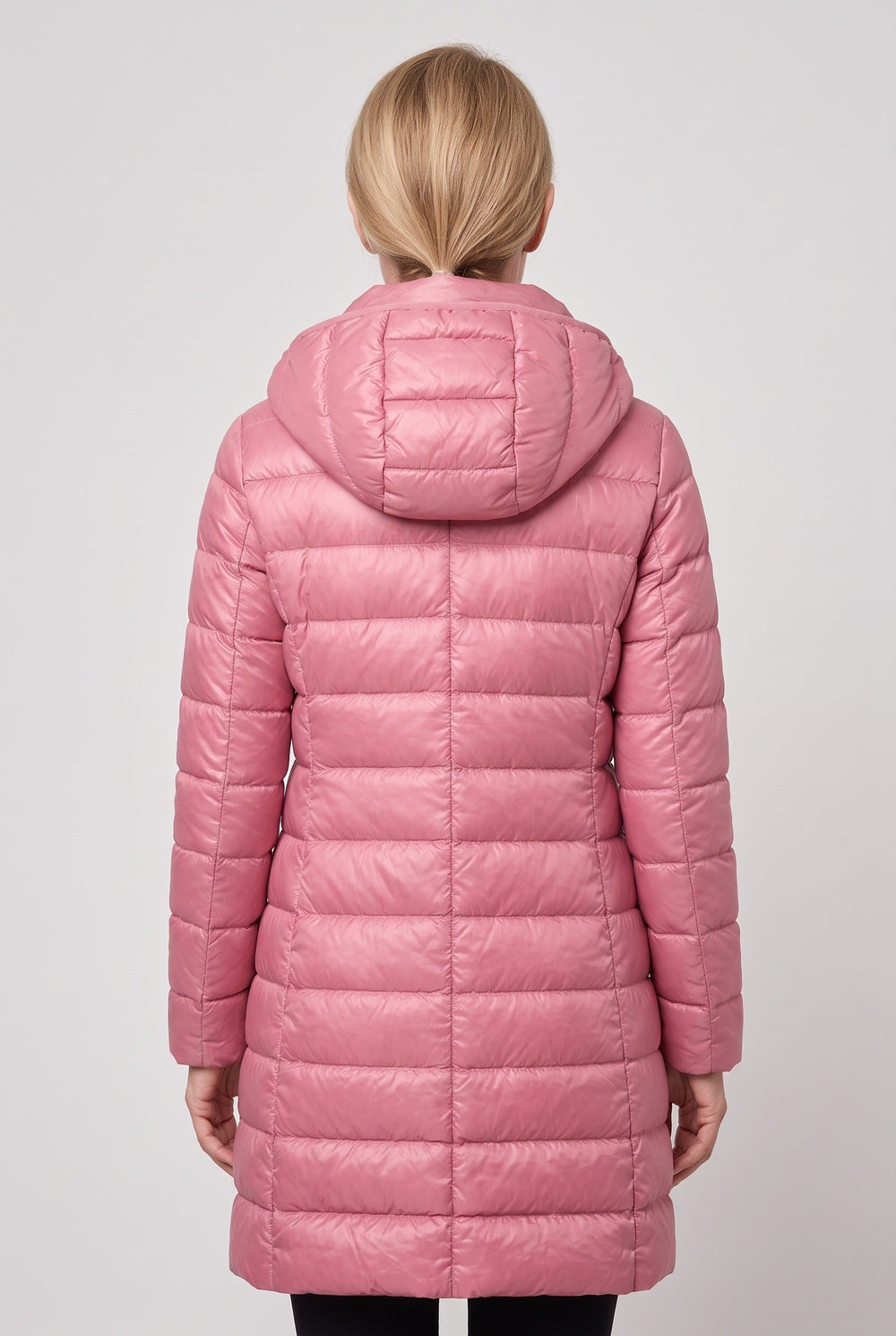 Tansy hooded longline puffer jacket – image 2