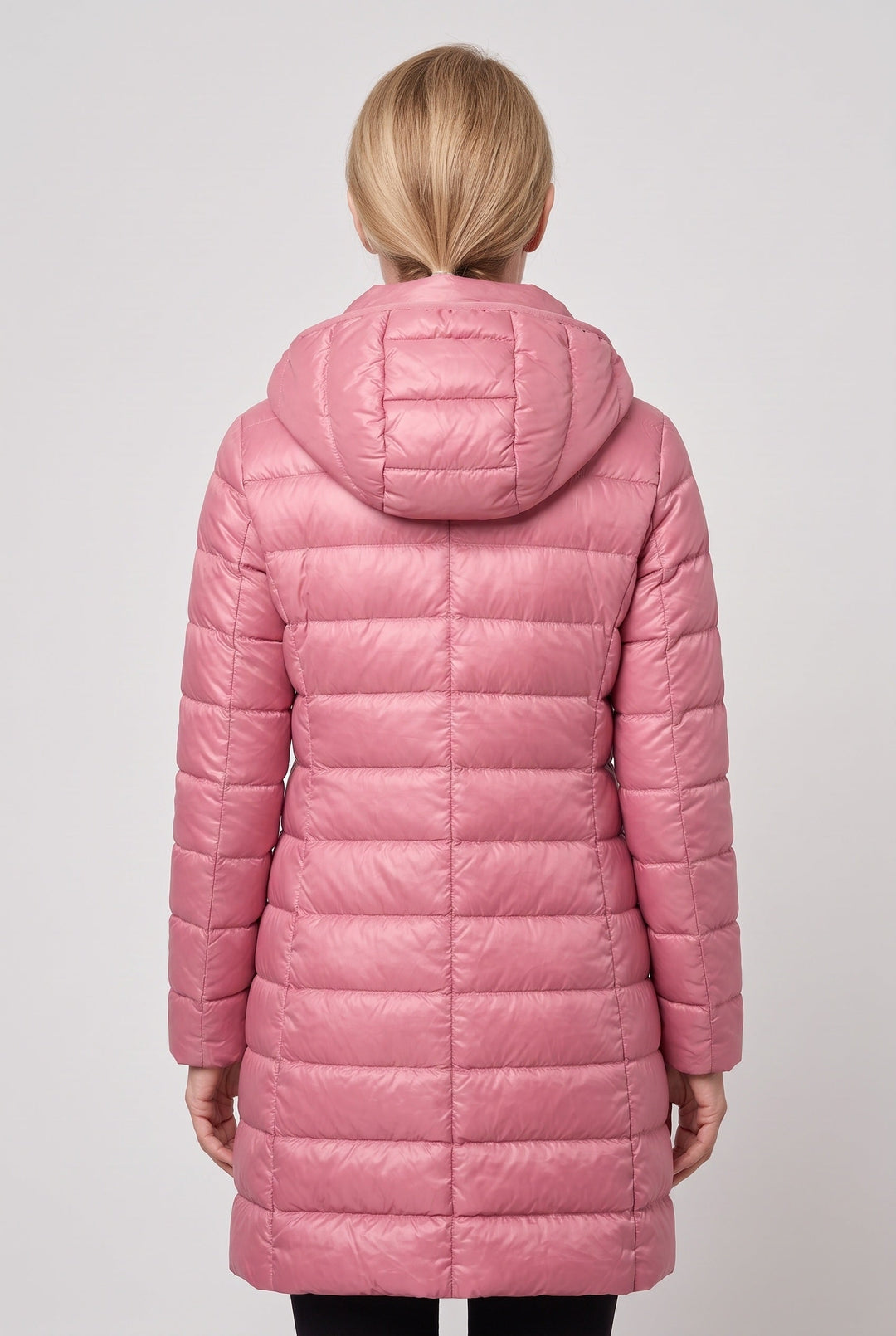 Tansy hooded longline puffer jacket – image 2