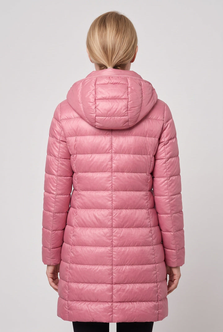Tansy hooded longline puffer jacket – image 2