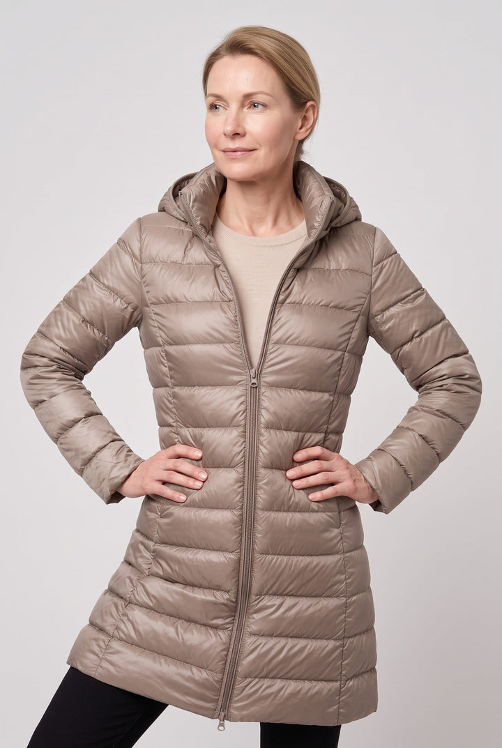 Tansy hooded longline puffer jacket – image 7