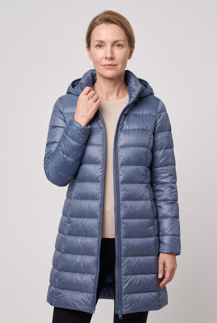 Tansy hooded longline puffer jacket – image 11