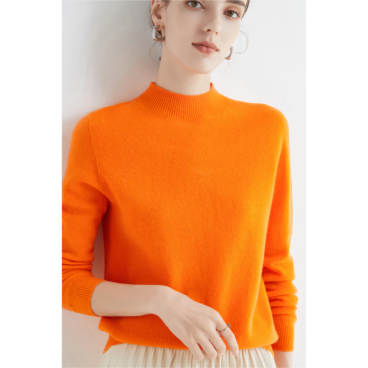 Caryl lightweight crew neck knitted jumper – image 4
