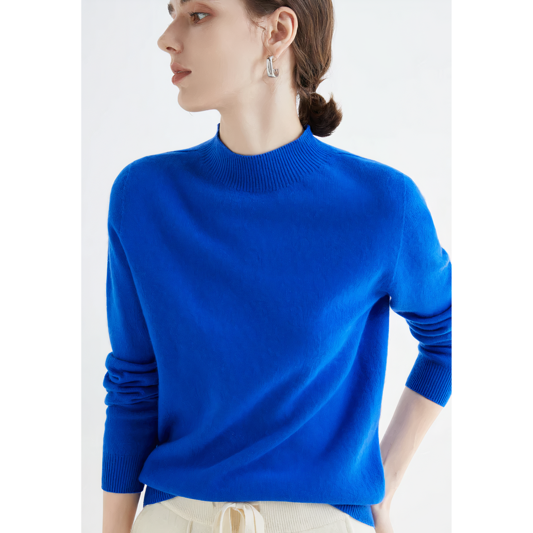 Caryl lightweight crew neck knitted jumper – image 12