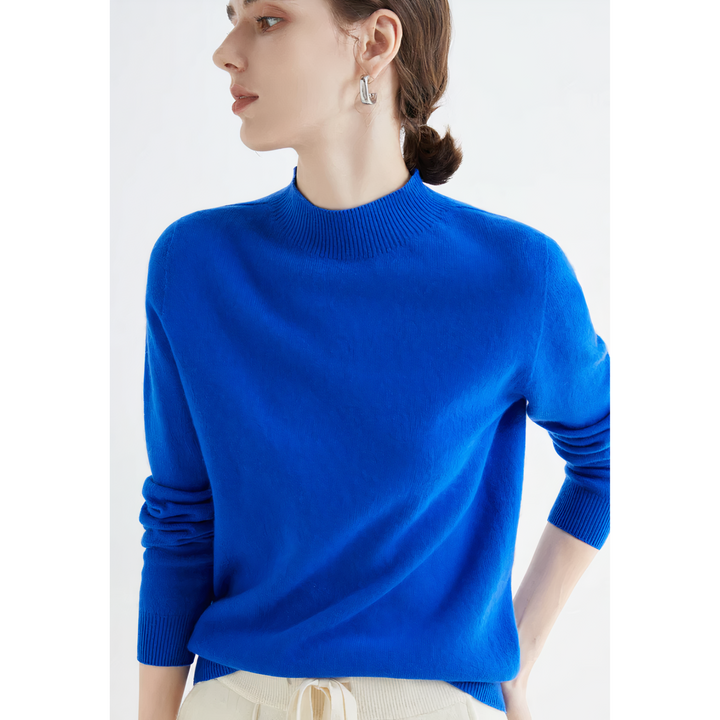 Caryl lightweight crew neck knitted jumper – image 12