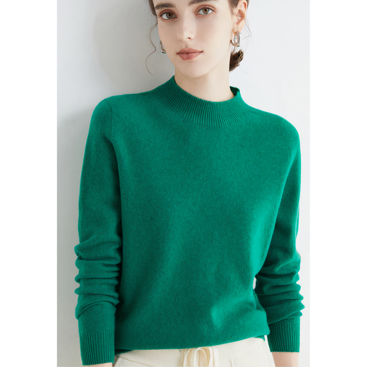 Caryl lightweight crew neck knitted jumper – image 3