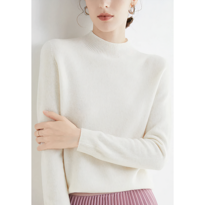 Caryl lightweight crew neck knitted jumper – image 5