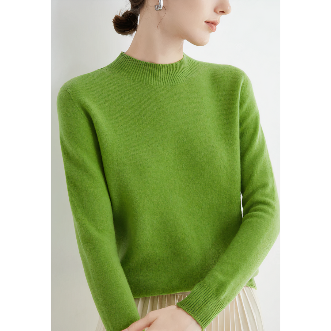 Caryl lightweight crew neck knitted jumper – image 7