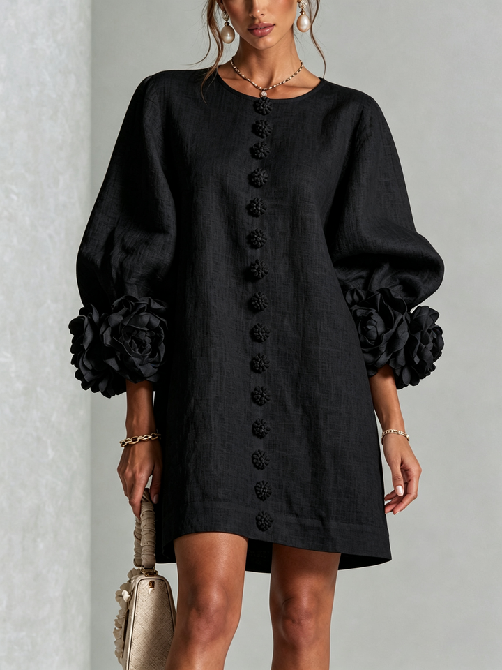 Agatha rose cuff A line dress – image 5