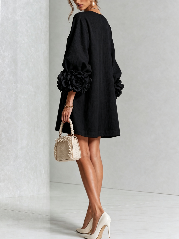 Agatha rose cuff A line dress – image 24