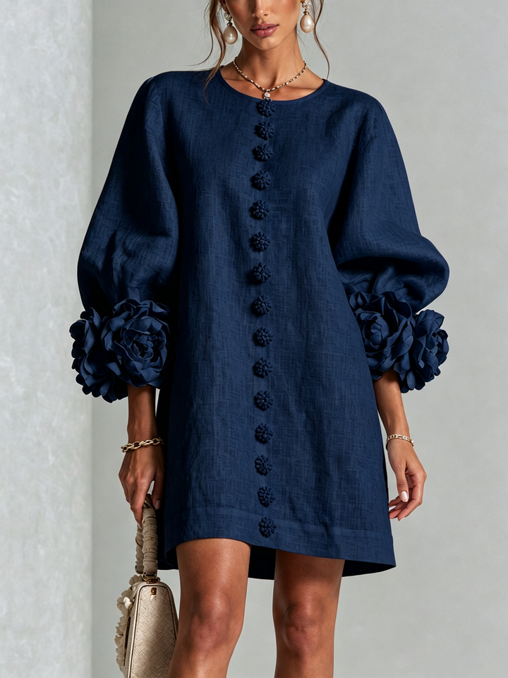 Agatha rose cuff A line dress – image 4