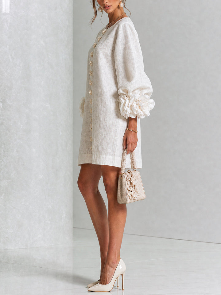 Agatha rose cuff A line dress – image 12