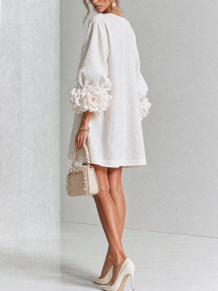Agatha rose cuff A line dress – image 13