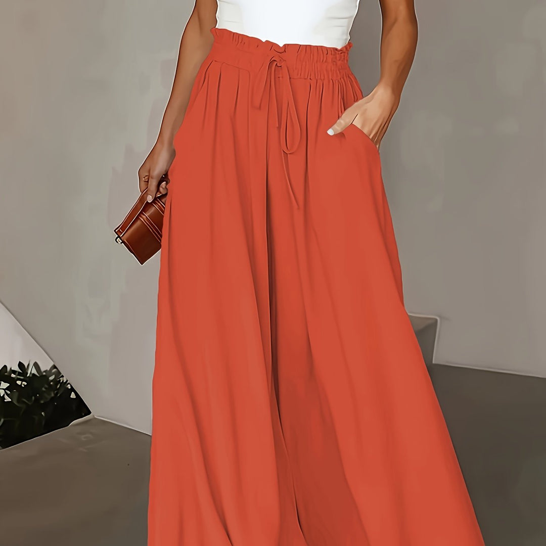 Jocasta high waisted tailored wide leg trousers – image 12