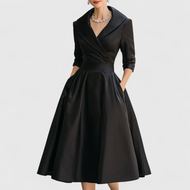 Elin belted midi dress