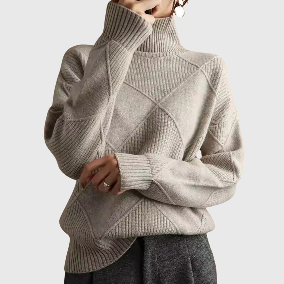 Matilda oversized turtleneck jumper – image 5