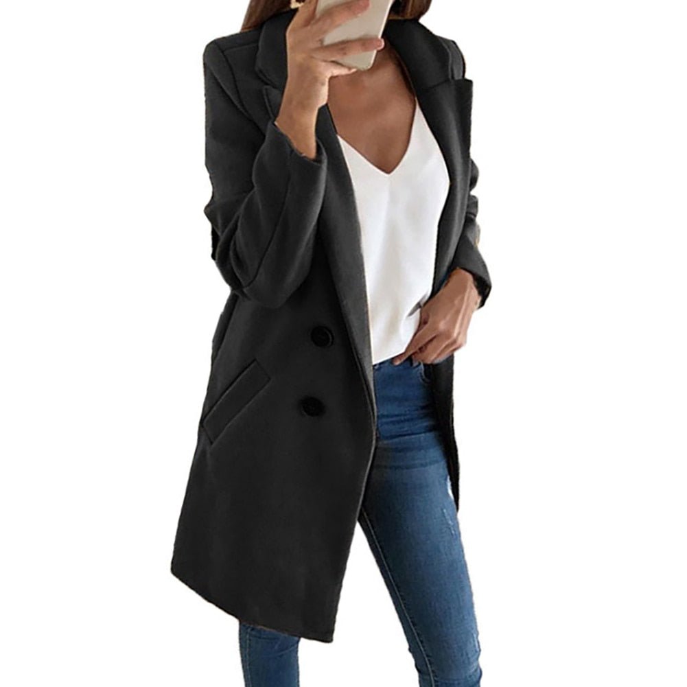 Vivienne long blazer coat – image 6