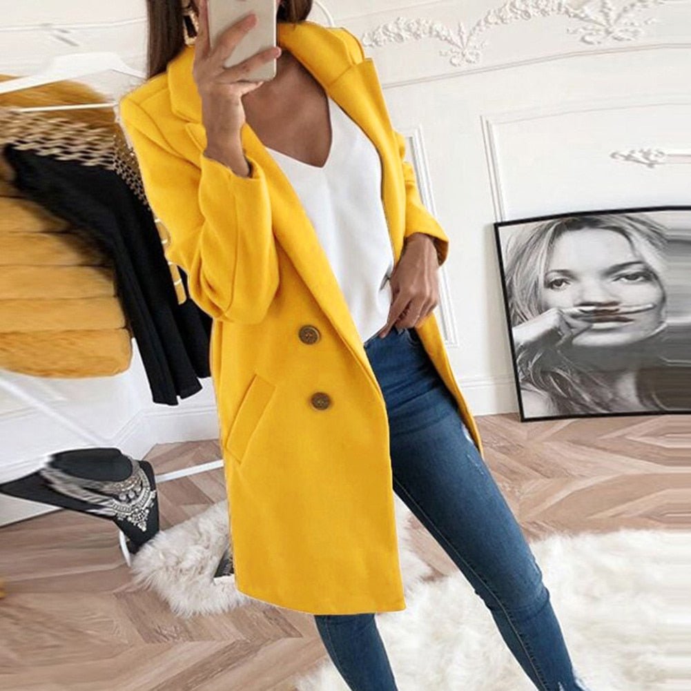 Vivienne long blazer coat – image 4