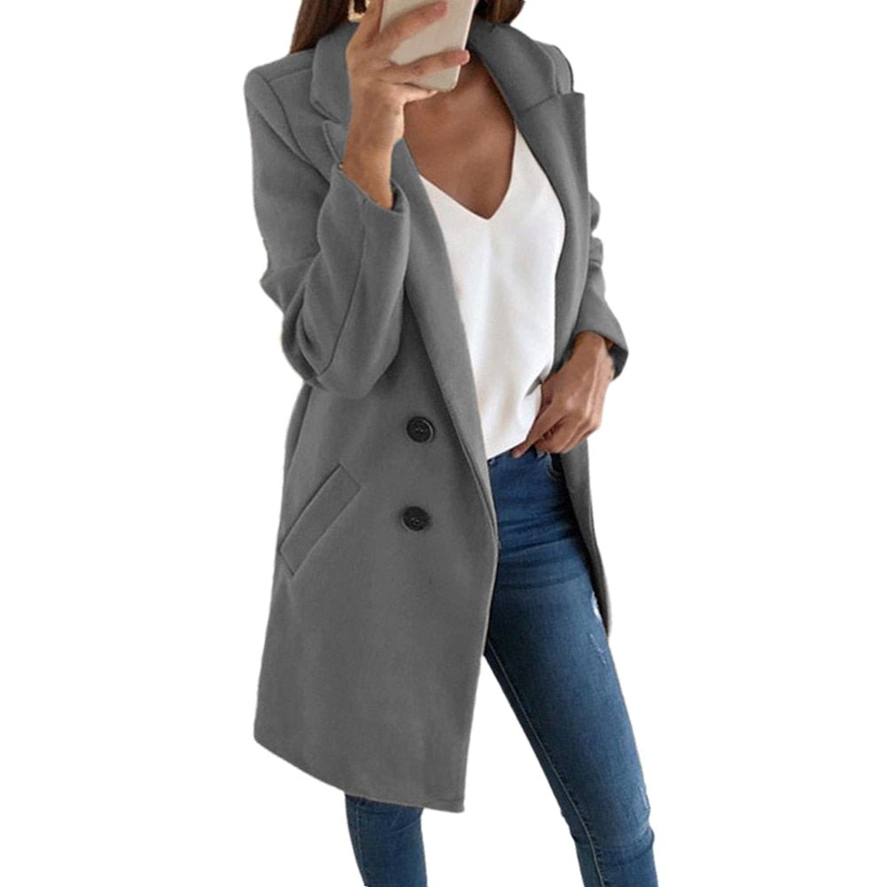 Vivienne long blazer coat – image 5