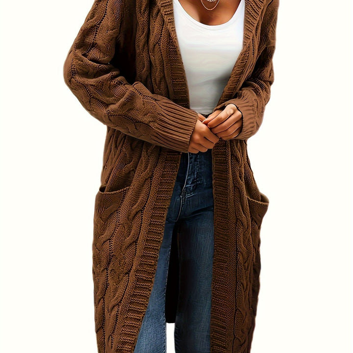 Rhiannon button front cardigan with pockets – image 7