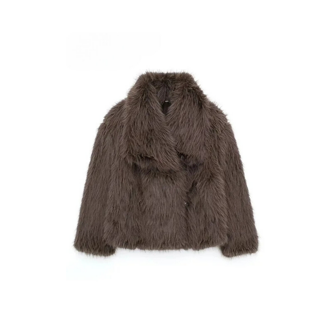 Sylvia oversized notch lapel wrap coat – image 8