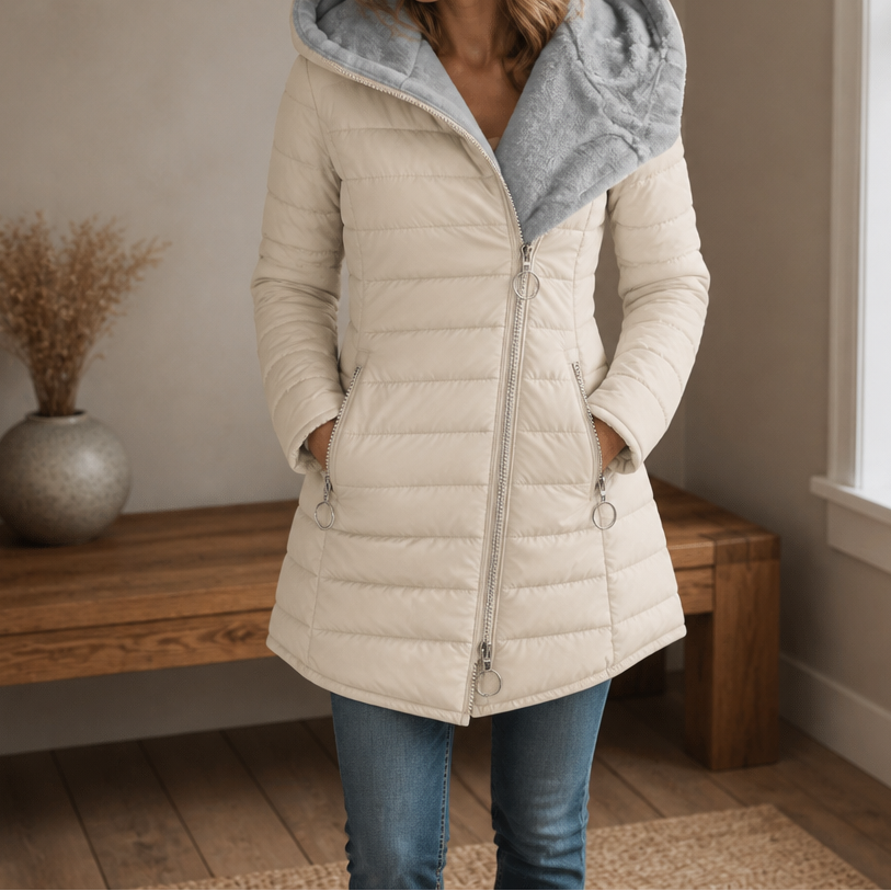 Pandora longline hooded puffer coat – image 11