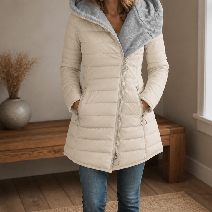 Pandora longline hooded puffer coat – image 11