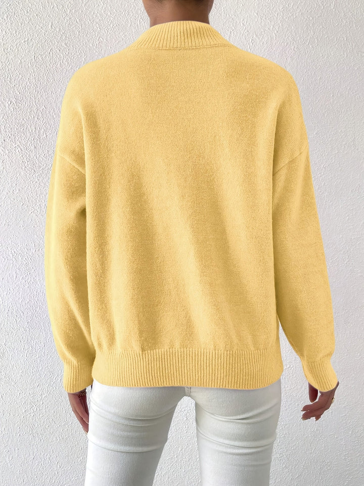 Lowri high neck knitted jumper – image 42