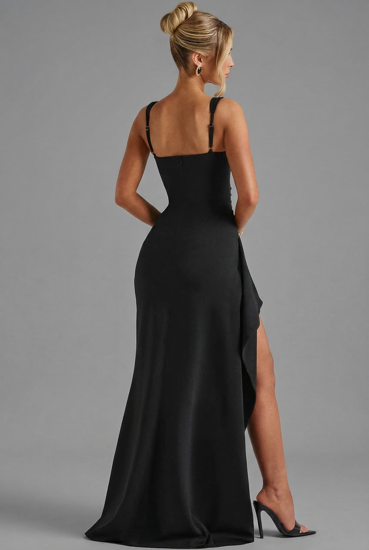 Ismay open back slip maxi dress – image 3