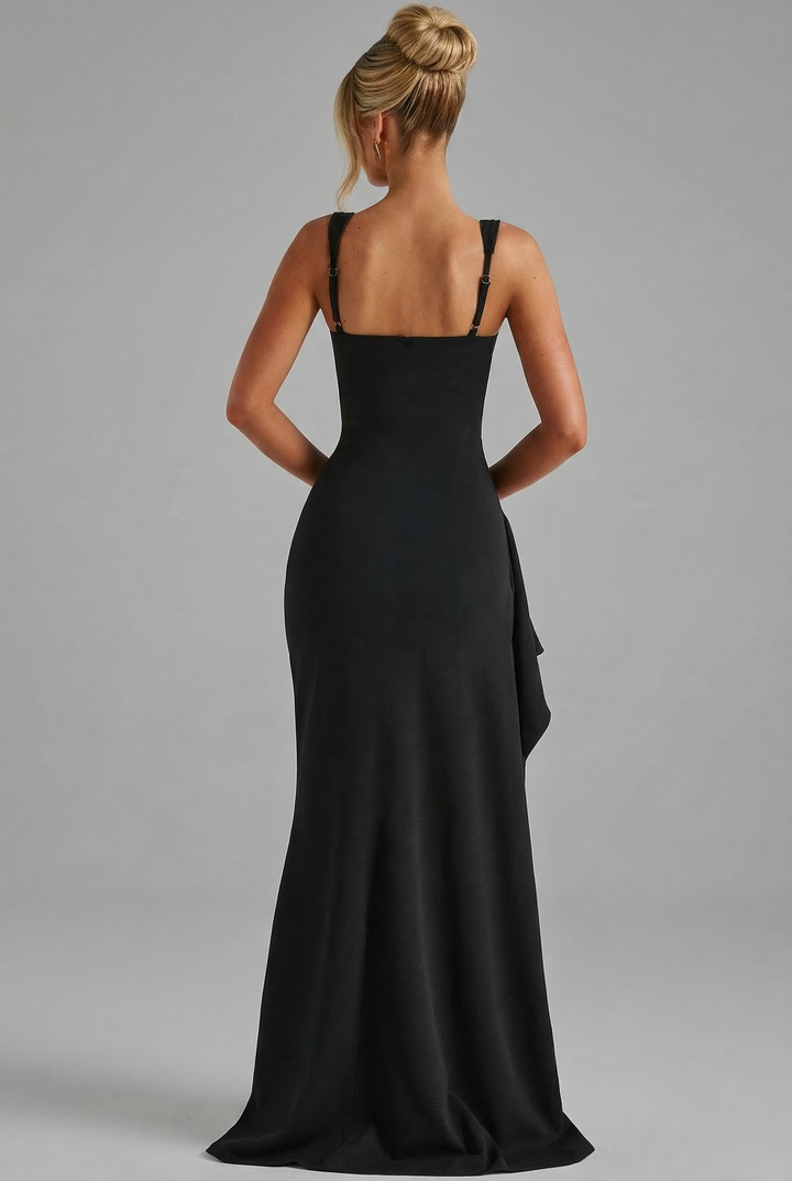 Ismay open back slip maxi dress – image 5