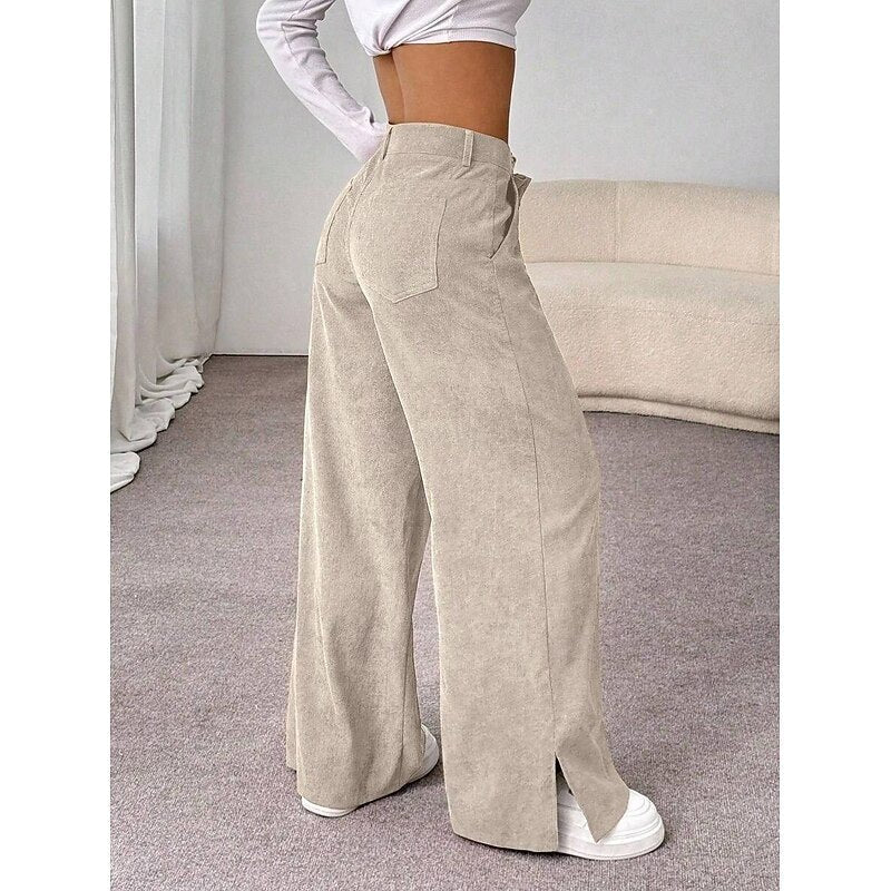 Mairead softly flared wide leg trousers – image 2