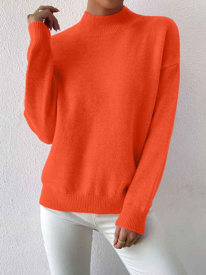 Lowri high neck knitted jumper – image 14