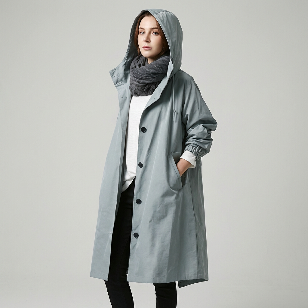 Marjorie hooded trench coat – image 10