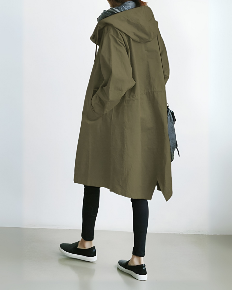 Marjorie hooded trench coat – image 2