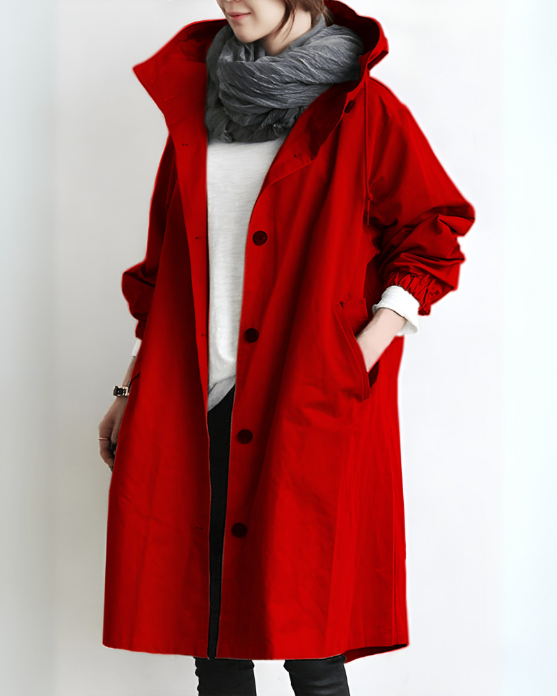 Marjorie hooded trench coat – image 6