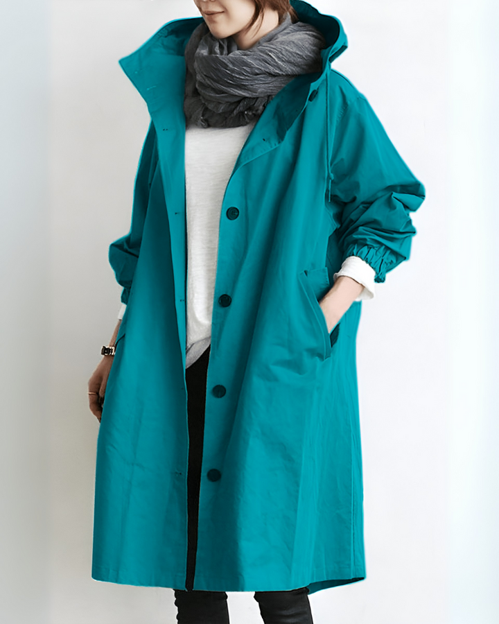 Marjorie hooded trench coat – image 7
