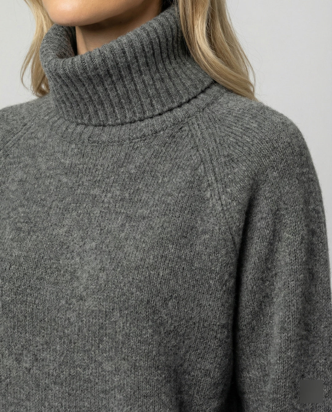 Cybele relaxed fit roll neck jumper – image 4