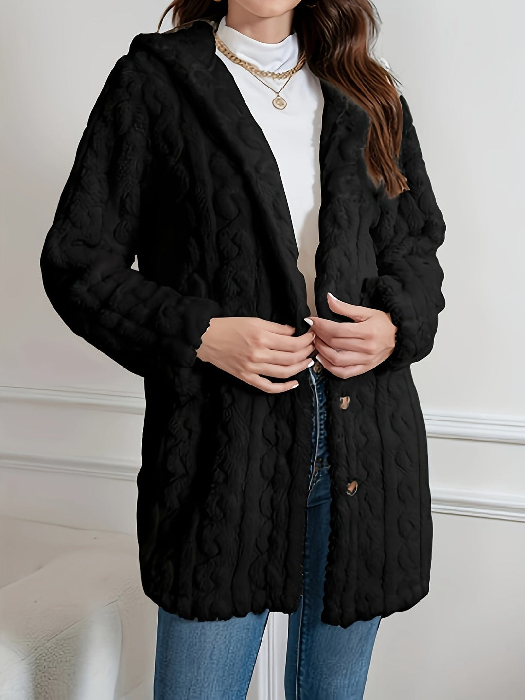 Joan textured knit jacket – image 4