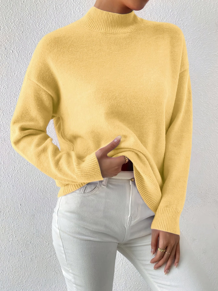 Lowri high neck knitted jumper – image 44