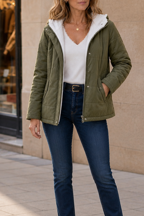 Rosetta thick hooded puffer jacket – image 2