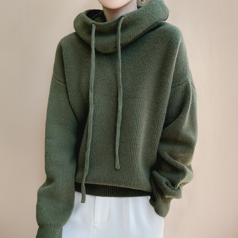 Sadhbh soft knit roll neck jumper – image 2