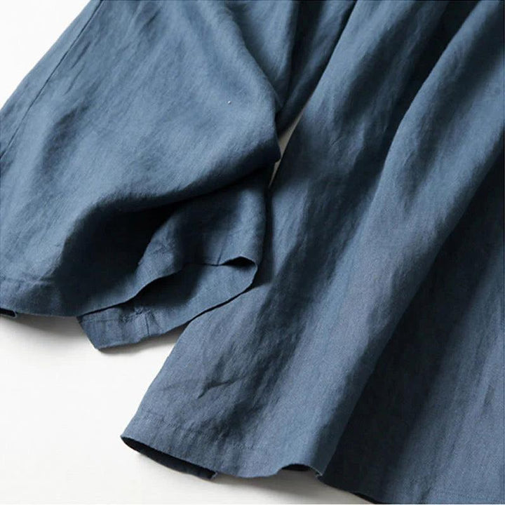 Nicola pleat detail wide leg trousers – image 11