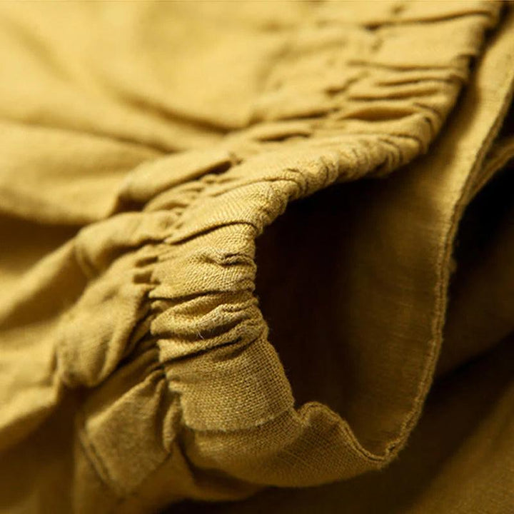 Nicola pleat detail wide leg trousers – image 13