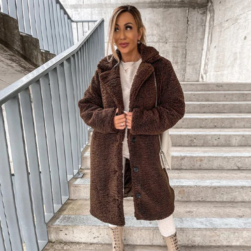 Penny soft teddy coat – image 4