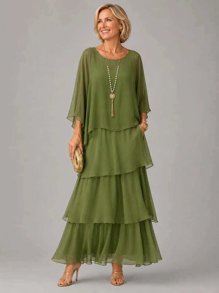 Kathleen tiered ruffle dress – image 2