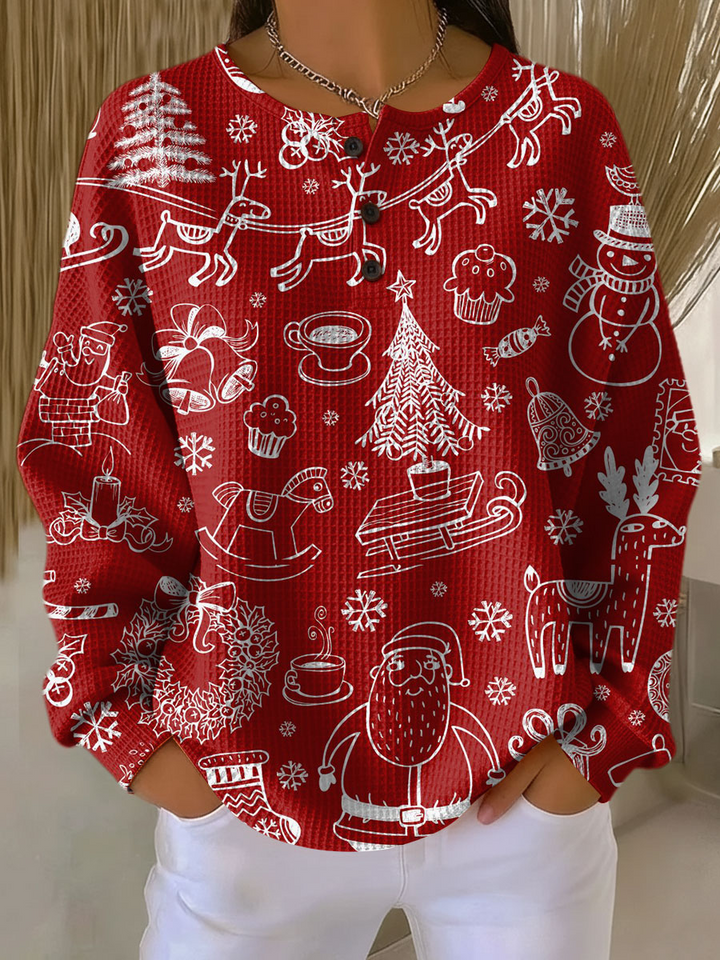 Orla waffle knit jumper – image 13