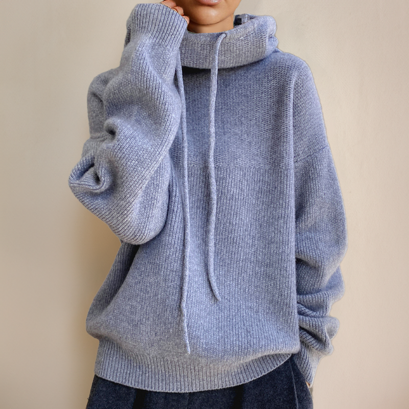Sadhbh soft knit roll neck jumper – image 5