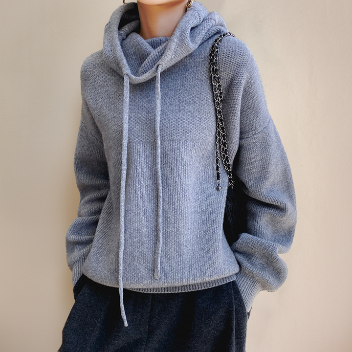 Sadhbh soft knit roll neck jumper – image 3
