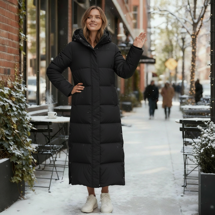 Tressa maxi hooded padded winter coat – image 3