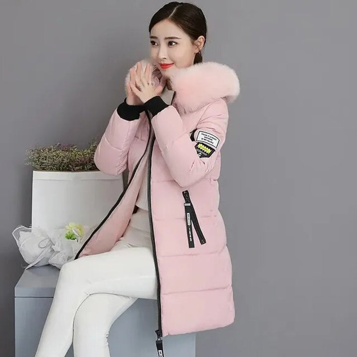 Isaura warm longline padded coat with hood – image 8