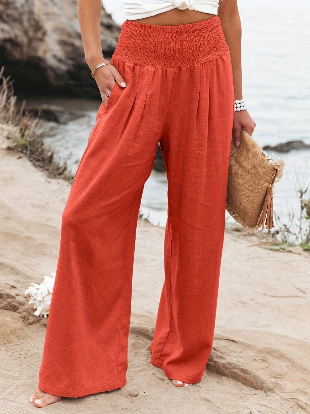 Maud oversized wide leg trousers – image 16